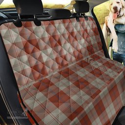 ScotsTee Shop Scottish Davidson Dress Dancers Clan Tartan Pet Seat Cover, Dog Car Seat Cover