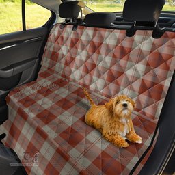 ScotsTee Shop Scottish Davidson Dress Dancers Clan Tartan Pet Seat Cover, Dog Car Seat Cover