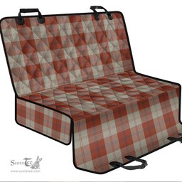ScotsTee Shop Scottish Davidson Dress Dancers Clan Tartan Pet Seat Cover, Dog Car Seat Cover