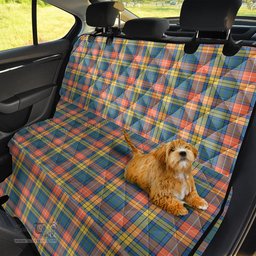 ScotsTee Shop Scottish Buchanan Ancient Clan Tartan Pet Seat Cover, Dog Car Seat Cover