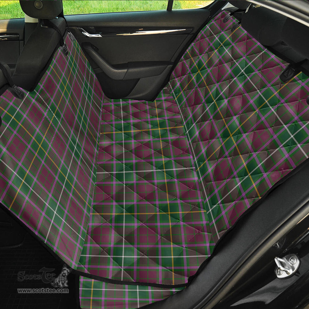 ScotsTee Shop Scottish Crosbie Clan Tartan Pet Seat Cover, Dog Car Seat Cover