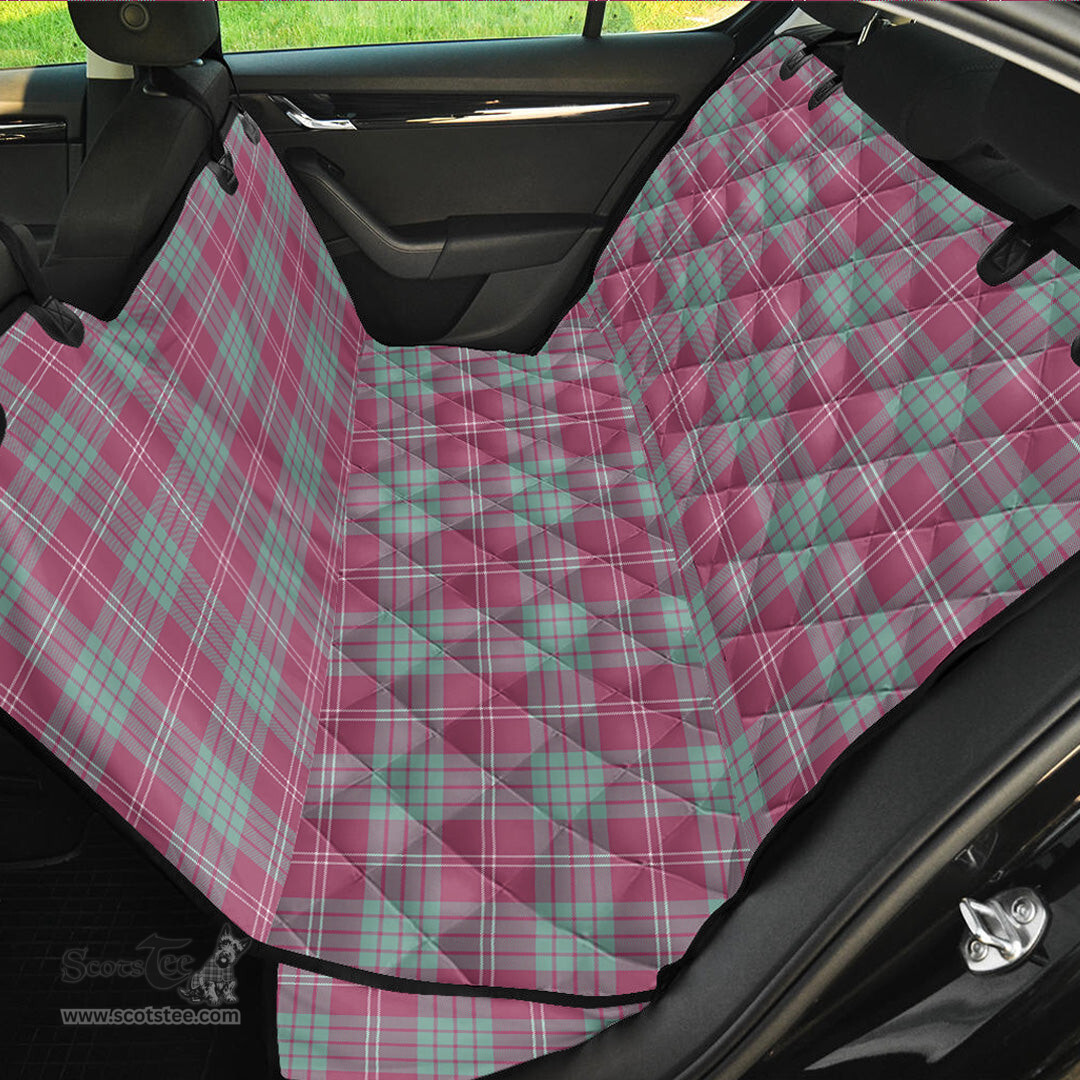 ScotsTee Shop Scottish Crawford Ancient Clan Tartan Pet Seat Cover, Dog Car Seat Cover