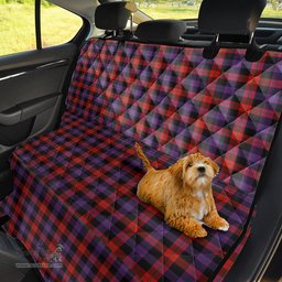 ScotsTee Shop Scottish Brown Modern Clan Tartan Pet Seat Cover, Dog Car Seat Cover