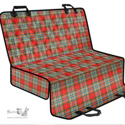 ScotsTee Shop Scottish Chattan Clan Tartan Pet Seat Cover, Dog Car Seat Cover