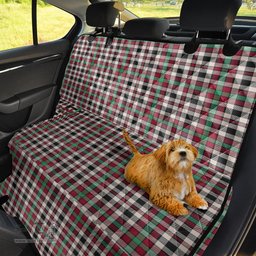 ScotsTee Shop Scottish Borthwick Dress Ancient Clan Tartan Pet Seat Cover, Dog Car Seat Cover