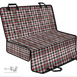 ScotsTee Shop Scottish Borthwick Dress Ancient Clan Tartan Pet Seat Cover, Dog Car Seat Cover