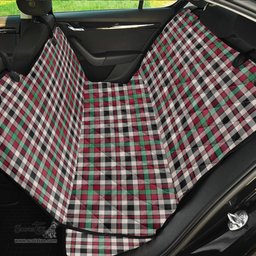 ScotsTee Shop Scottish Borthwick Dress Ancient Clan Tartan Pet Seat Cover, Dog Car Seat Cover