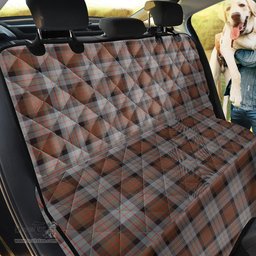 ScotsTee Shop Scottish Cameron of Erracht Weathered Clan Tartan Pet Seat Cover, Dog Car Seat Cover