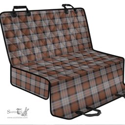 ScotsTee Shop Scottish Cameron of Erracht Weathered Clan Tartan Pet Seat Cover, Dog Car Seat Cover
