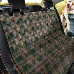 ScotsTee Shop Scottish Buchanan Hunting Clan Tartan Pet Seat Cover, Dog Car Seat Cover