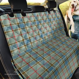 ScotsTee Shop Scottish Balfour Blue Clan Tartan Pet Seat Cover, Dog Car Seat Cover