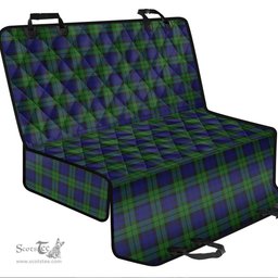 ScotsTee Shop Scottish Campbell Modern Clan Tartan Pet Seat Cover, Dog Car Seat Cover