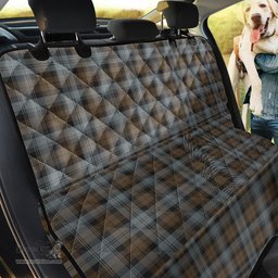 ScotsTee Shop Scottish BlackWatch Weathered Clan Tartan Pet Seat Cover, Dog Car Seat Cover