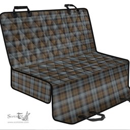 ScotsTee Shop Scottish BlackWatch Weathered Clan Tartan Pet Seat Cover, Dog Car Seat Cover