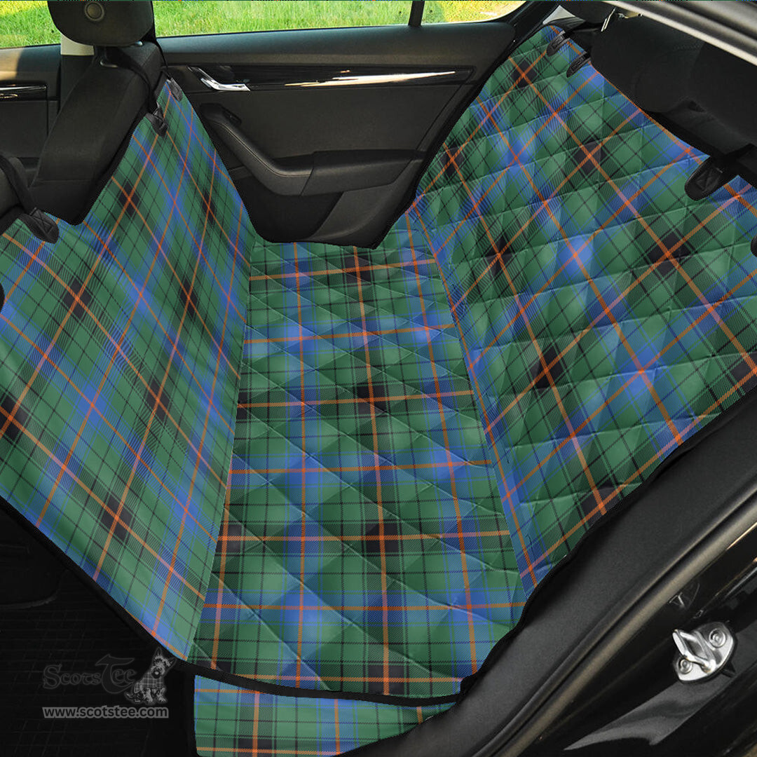 ScotsTee Shop Scottish Davidson Ancient Clan Tartan Pet Seat Cover, Dog Car Seat Cover