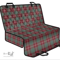 ScotsTee Shop Scottish Crawford Modern Clan Tartan Pet Seat Cover, Dog Car Seat Cover