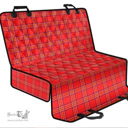 ScotsTee Shop Scottish Burnett Modern Clan Tartan Pet Seat Cover, Dog Car Seat Cover