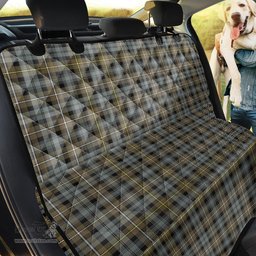 ScotsTee Shop Scottish Campbell Argyll Weathered Clan Tartan Pet Seat Cover, Dog Car Seat Cover