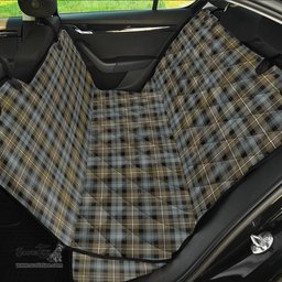 ScotsTee Shop Scottish Campbell Argyll Weathered Clan Tartan Pet Seat Cover, Dog Car Seat Cover
