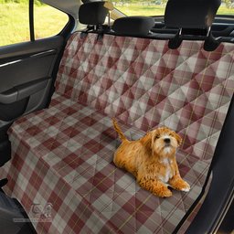 ScotsTee Shop Scottish Cunningham Burgundy Dancers Clan Tartan Pet Seat Cover, Dog Car Seat Cover