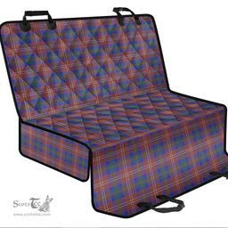 ScotsTee Shop Scottish Chisholm Hunting Modern Clan Tartan Pet Seat Cover, Dog Car Seat Cover