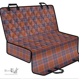 ScotsTee Shop Scottish Cameron of Lochiel Ancient Clan Tartan Pet Seat Cover, Dog Car Seat Cover