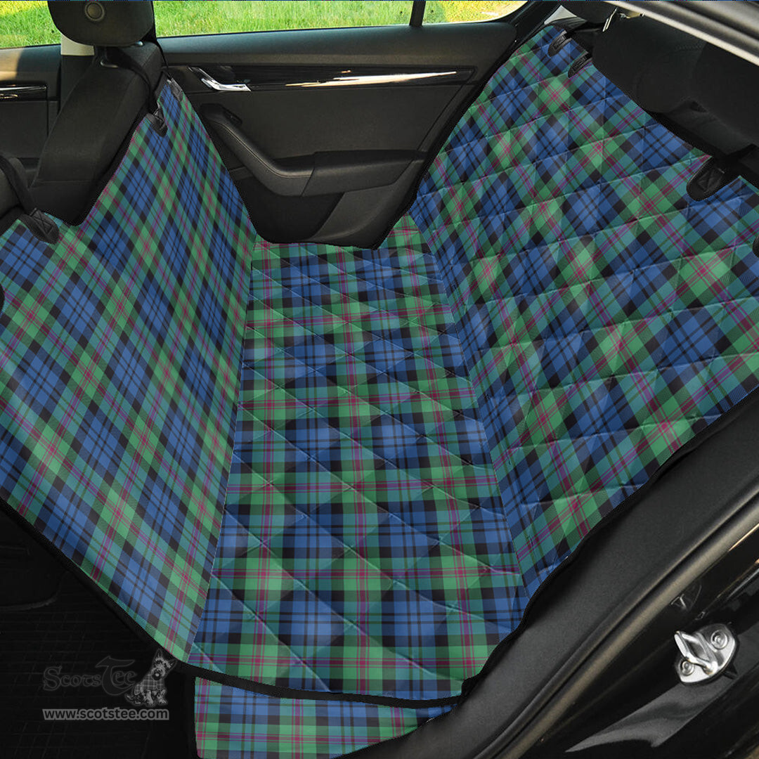 ScotsTee Shop Scottish Baird Ancient Clan Tartan Pet Seat Cover, Dog Car Seat Cover