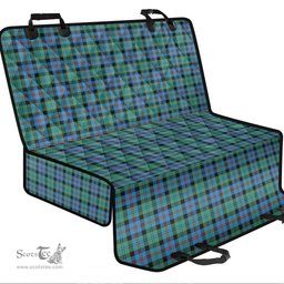 ScotsTee Shop Scottish Campbell of Cawdor Ancient Clan Tartan Pet Seat Cover, Dog Car Seat Cover
