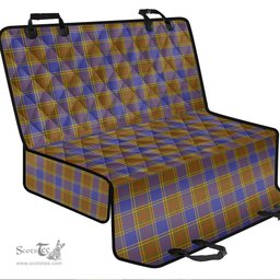 ScotsTee Shop Scottish Balfour Modern Clan Tartan Pet Seat Cover, Dog Car Seat Cover