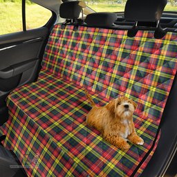 ScotsTee Shop Scottish Buchanan Modern Clan Tartan Pet Seat Cover, Dog Car Seat Cover