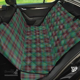 ScotsTee Shop Scottish Chisholm Hunting Ancient Clan Tartan Pet Seat Cover, Dog Car Seat Cover