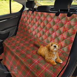 ScotsTee Shop Scottish Bruce Modern Clan Tartan Pet Seat Cover, Dog Car Seat Cover