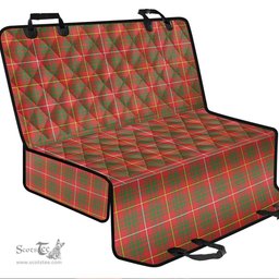 ScotsTee Shop Scottish Bruce Modern Clan Tartan Pet Seat Cover, Dog Car Seat Cover