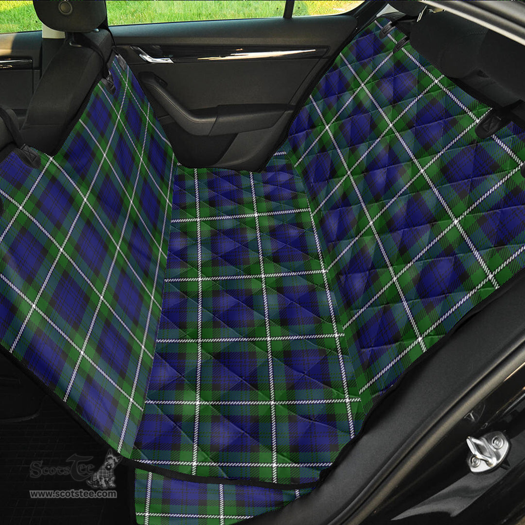 ScotsTee Shop Scottish Forbes Modern Clan Tartan Pet Seat Cover, Dog Car Seat Cover