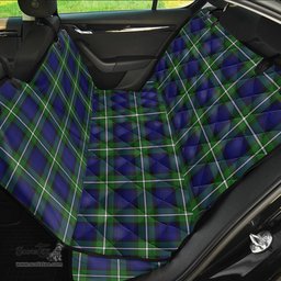 ScotsTee Shop Scottish Forbes Modern Clan Tartan Pet Seat Cover, Dog Car Seat Cover