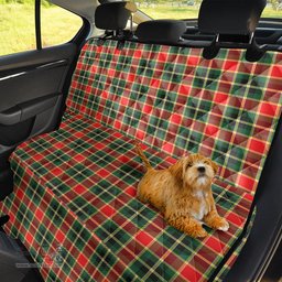 ScotsTee Shop Scottish MacLachlan Hunting Modern Clan Tartan Pet Seat Cover, Dog Car Seat Cover