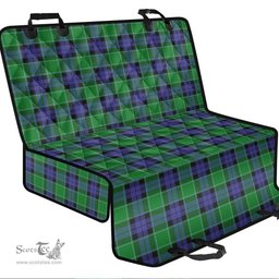 ScotsTee Shop Scottish Graham of Menteith Modern Clan Tartan Pet Seat Cover, Dog Car Seat Cover