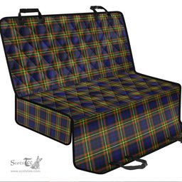 ScotsTee Shop Scottish MacLellan Modern Clan Tartan Pet Seat Cover, Dog Car Seat Cover