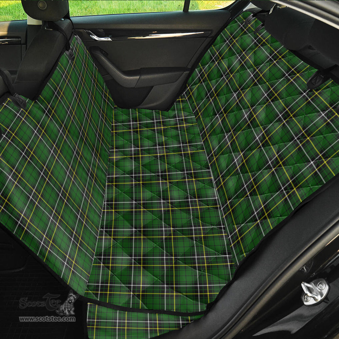 ScotsTee Shop Scottish MacAlpine Modern Clan Tartan Pet Seat Cover, Dog Car Seat Cover