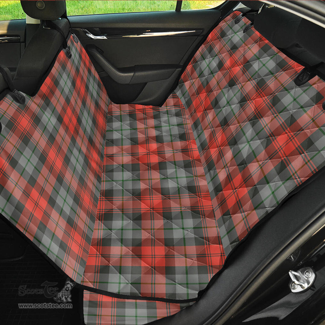 ScotsTee Shop Scottish MacLachlan Weathered Clan Tartan Pet Seat Cover, Dog Car Seat Cover
