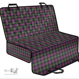 ScotsTee Shop Scottish Logan Modern Clan Tartan Pet Seat Cover, Dog Car Seat Cover