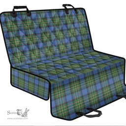 ScotsTee Shop Scottish MacLaren Ancient Clan Tartan Pet Seat Cover, Dog Car Seat Cover