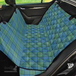 ScotsTee Shop Scottish Lockhart Clan Tartan Pet Seat Cover, Dog Car Seat Cover