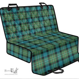 ScotsTee Shop Scottish FERGUSON ANCIENT Clan Tartan Pet Seat Cover, Dog Car Seat Cover