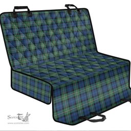 ScotsTee Shop Scottish Forbes Ancient Clan Tartan Pet Seat Cover, Dog Car Seat Cover
