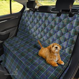 ScotsTee Shop Scottish MacInnes Modern Clan Tartan Pet Seat Cover, Dog Car Seat Cover