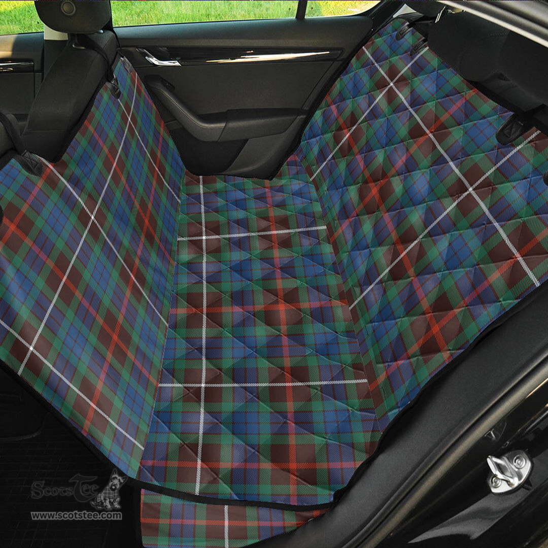 ScotsTee Shop Scottish Fraser Hunting Ancient Clan Tartan Pet Seat Cover, Dog Car Seat Cover