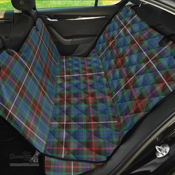 ScotsTee Shop Scottish Fraser Hunting Ancient Clan Tartan Pet Seat Cover, Dog Car Seat Cover