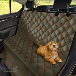 ScotsTee Shop Scottish Gray Clan Tartan Pet Seat Cover, Dog Car Seat Cover
