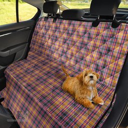 ScotsTee Shop Scottish Jacobite Clan Tartan Pet Seat Cover, Dog Car Seat Cover